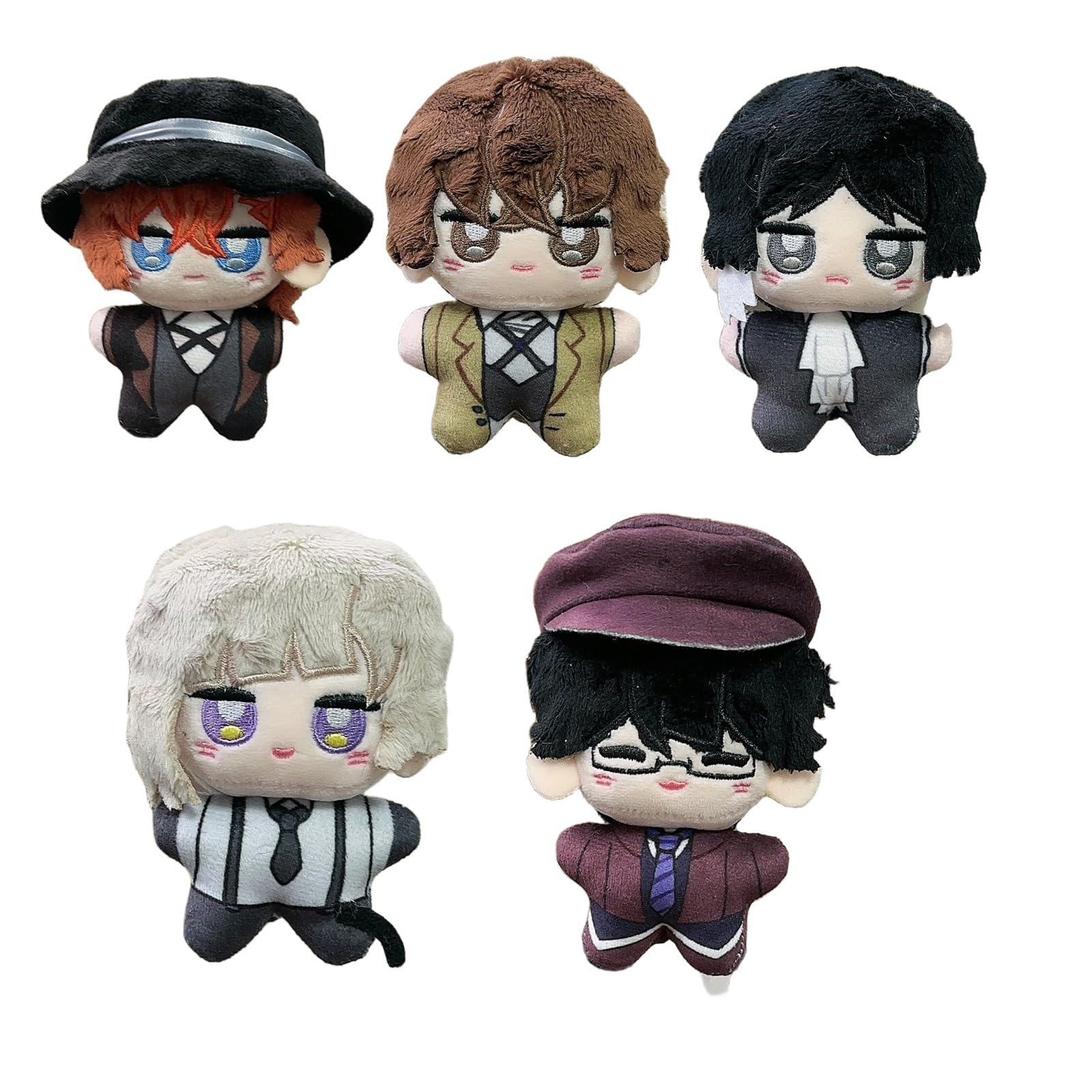 Amazon.co.jp: 文スト ぬいぐるみ 太宰治 江戸川乱歩 萌えグッズ 中原